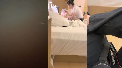 【情趣模特拍摄现场】专业色影师~外约模特开房拍片， 聊如何约模特外拍 只有一场现场拍摄 (16)